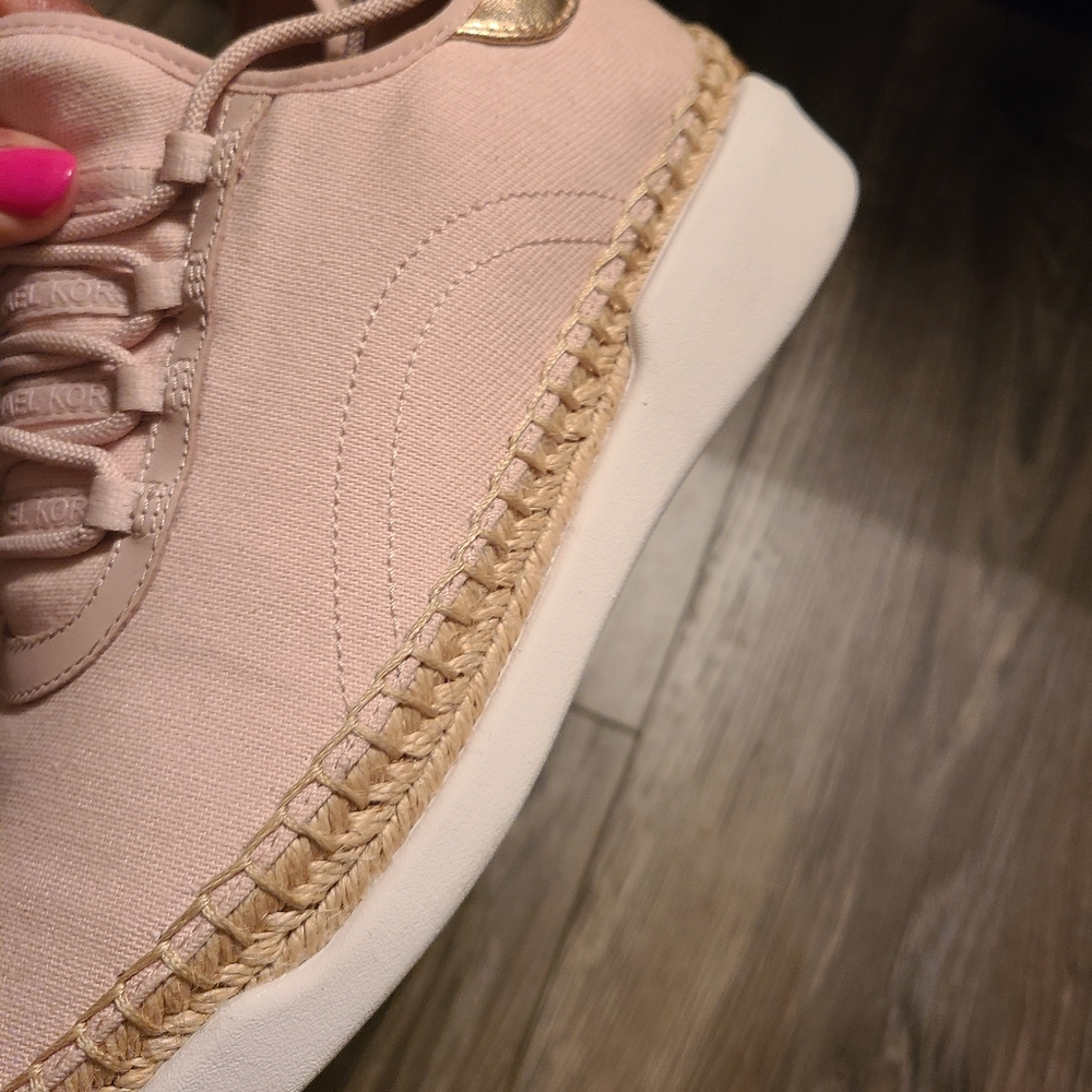 Michael Kors Finch Canvas Sneakers, Soft Pink